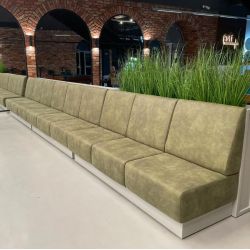 Kanapa modułowa restauracyjna