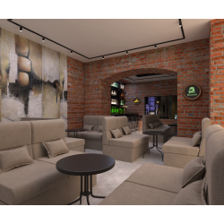 Kanapa modułowa restauracyjna