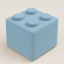 Pufa klocek 50x50x40cm