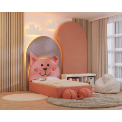 ŁÓŻKO Z ZAGŁÓWKIEM KITTYLUX