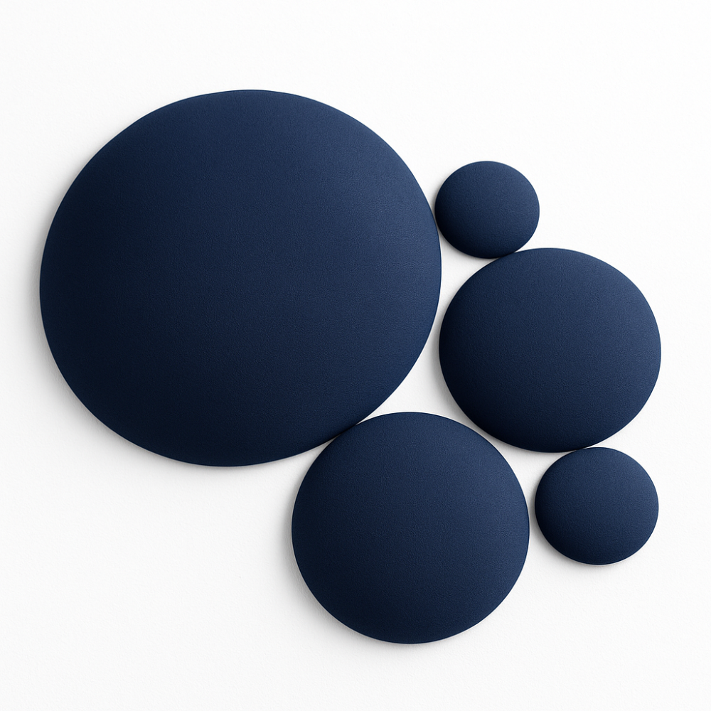 Panele tapicerowane CIRCLE o średnicy 200mm