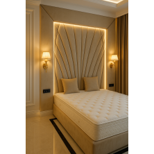 Zestaw łóżka tapicerowanego...