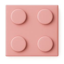 Panele KIDS - KLOCEK  50x50cm