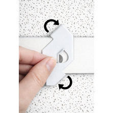 Klips obrotowy do paneli wiszących