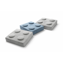 Pufa klocek 50x50x10cm