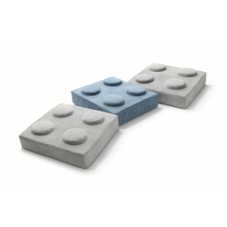 Pufa klocek 50x50x10cm