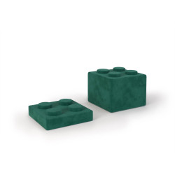 Zestaw puf Klocek duży + mały