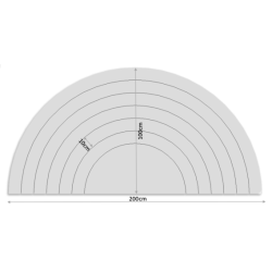 ŁÓŻKO RAINBOW Z ZAGŁÓWKIEM TĘCZY