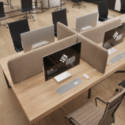 PRZEGRODA AKUSTYCZNA NA BIURKO