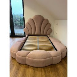 ŁÓŻKO CORAL O KSZTAŁCIE MUSZLI