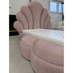 ŁÓŻKO CORAL O KSZTAŁCIE MUSZLI