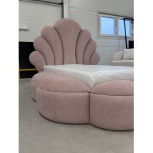 ŁÓŻKO CORAL O KSZTAŁCIE MUSZLI