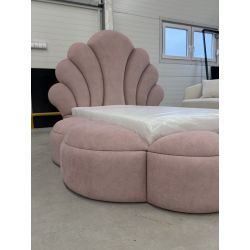 ŁÓŻKO CORAL O KSZTAŁCIE MUSZLI