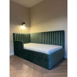 ŁÓŻKO ROLLER Z SZUFLADĄ I BARIERKĄ OCHRONNĄ