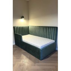 ŁÓŻKO ROLLER Z SZUFLADĄ I BARIERKĄ OCHRONNĄ