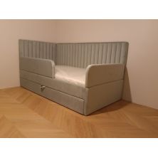 ŁÓŻKO ROLLER Z SZUFLADĄ I BARIERKĄ OCHRONNĄ