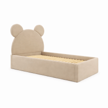 ŁÓŻKO TEDDY Z ZAGŁÓWKIEM MISIA