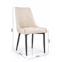 Krzesło tapicerowane Stella