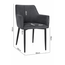 Krzesło tapicerowane Elena