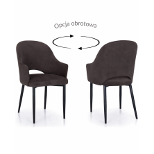 Krzesło tapicerowane Luna