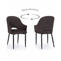 Krzesło tapicerowane Luna