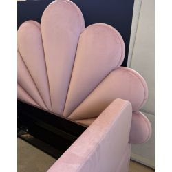 ŁÓŻKO SHELL Z ZAGŁÓWKIEM MUSZELKI