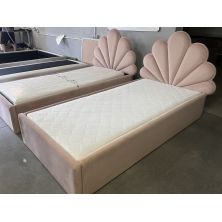 ŁÓŻKO SHELL Z ZAGŁÓWKIEM MUSZELKI