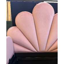 ŁÓŻKO SHELL Z ZAGŁÓWKIEM MUSZELKI