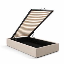 Stelaż metalowy podnoszony na siłownikach gazowych - 24 listewki, solidna, cicha konstrukcja 80x200cm, 90x200cm, 100x200cm