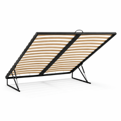 Stelaż metalowy podnoszony na siłownikach gazowych 120/140/160/180/200x200cm – 48 listewek, solidna i cicha konstrukcja