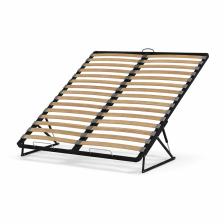 Stelaż metalowy podnoszony na siłownikach gazowych 120/140/160/180/200x200cm – 48 listewek, solidna i cicha konstrukcja