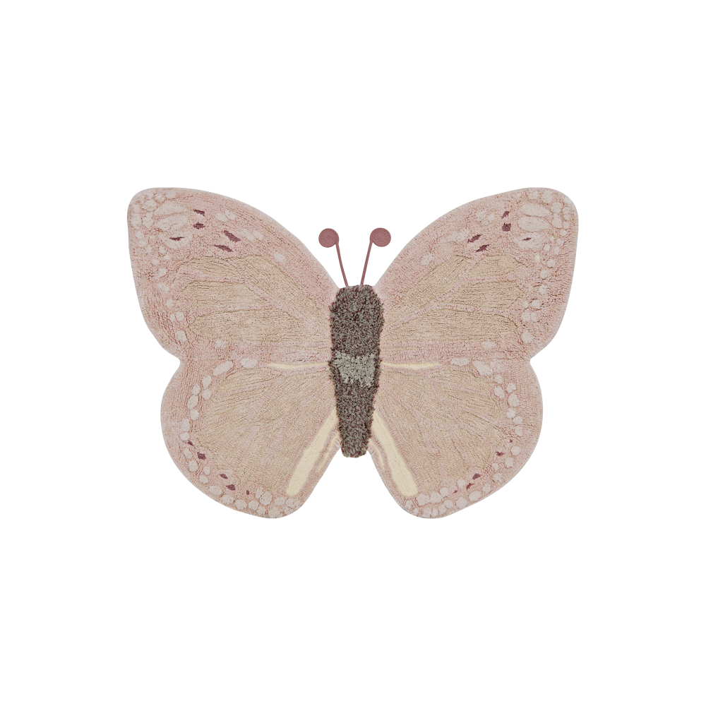 Dywan dziecięcy bawełniany Butterfly Motyl Lorena Canals 120x190cm