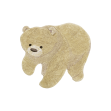 Dywan dziecięcy bawełniany Miś, Bear Animal Rugs, Lorena Canals 120x122cm