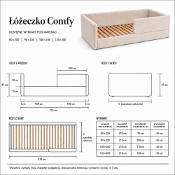 ŁÓŻKO COMFY