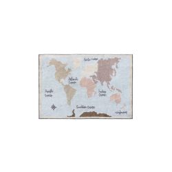 dywan mapa świata lorena canals dappi błękitny