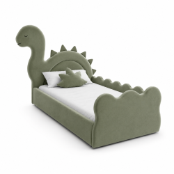 ŁÓŻKO DINO Z ZAGŁÓWKIEM DINOZAURA