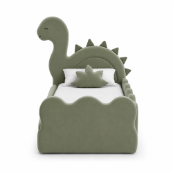 ŁÓŻKO DINO Z ZAGŁÓWKIEM DINOZAURA