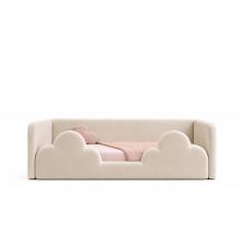 Łóżko dziecięce tapicerowane CLOUDY z chmurkami