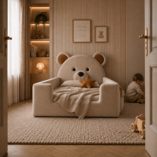 Łóżko dziecięce tapicerowane TEDDY MINI