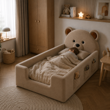 Łóżko dziecięce tapicerowane TEDDY MINI
