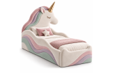 Łóżko dziecięce UNICORN jednorożec DAPPI Kids – tapicerowane łóżko premium